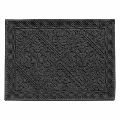 Autres linges de bain - Tapis Enzo Carbone 54 X 64 - MAISON VIVARAISE - SDE VIVARAISE WINKLER