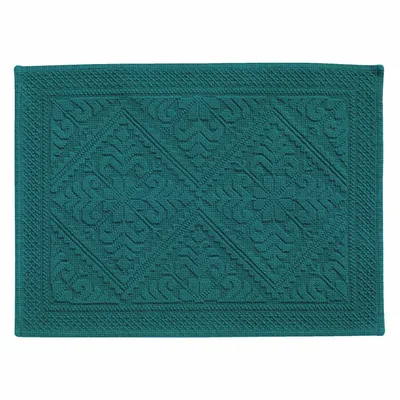 Autres linges de bain - Tapis Enzo Peacock 54 X 64 - MAISON VIVARAISE - SDE VIVARAISE WINKLER
