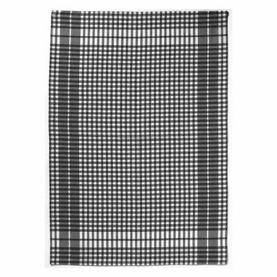 Dish towels - Petits Carreaux Tea Towel Noir 50 X 70 - MAISON VIVARAISE - SDE VIVARAISE WINKLER