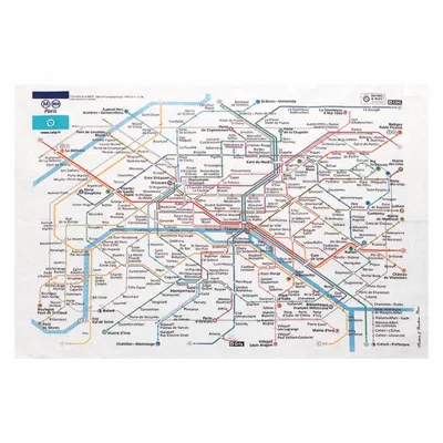 Torchons - Torchon RATP Blanc 72 X 48 - MAISON VIVARAISE - SDE VIVARAISE WINKLER
