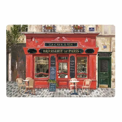 Placemats - Placemat Boutique Brasserie De Paris Assortis 45 X 30 - MAISON VIVARAISE - SDE VIVARAISE WINKLER