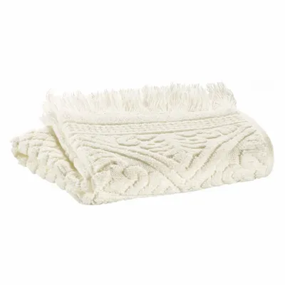 Bath towels - Zoé Guest Towel Craie 30 X 50 - MAISON VIVARAISE - SDE VIVARAISE WINKLER