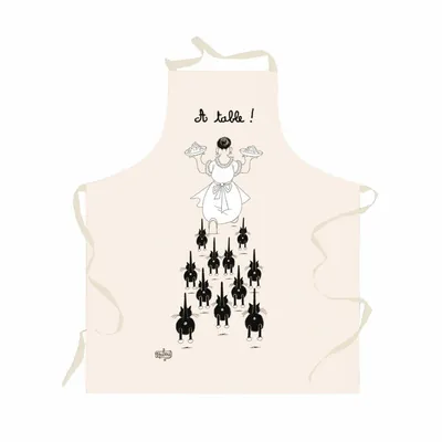 Aprons - Apron Dubout A Table Ecru 85 X 72 - MAISON VIVARAISE - SDE VIVARAISE WINKLER