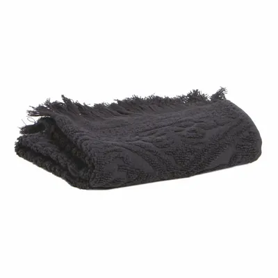 Serviettes de bain - Drap de bain Zoé Carbone 100 X 180 - MAISON VIVARAISE - SDE VIVARAISE WINKLER