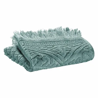 Bath towels - Zoé Guest Towel Vert de gris 30 X 50 - MAISON VIVARAISE - SDE VIVARAISE WINKLER