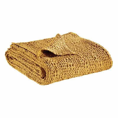 Bed linens - Tana Bed Throw Maïs 180 X 260 - MAISON VIVARAISE - SDE VIVARAISE WINKLER
