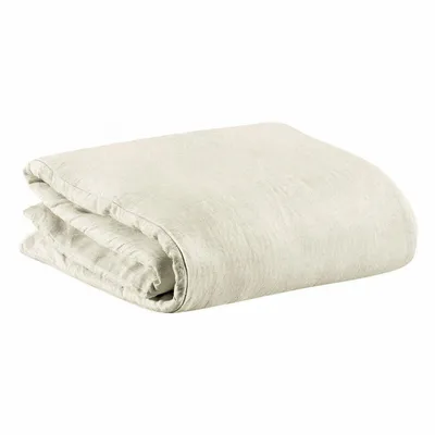 Bed linens - Zeff Duvet Cover Craie 240 X 220 - MAISON VIVARAISE - SDE VIVARAISE WINKLER