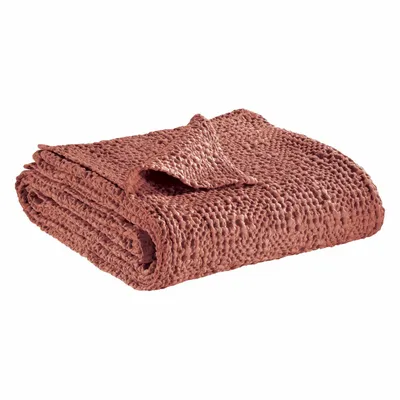 Linge de lit - Jeté Tana Blush 180 x 260 - MAISON VIVARAISE - SDE VIVARAISE WINKLER