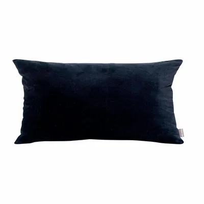 Cushions - Plain Cushion Elise Cobalt 40 X 65 - MAISON VIVARAISE - SDE VIVARAISE WINKLER
