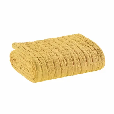 Linge de lit - Jeté de lit Swami Curry 240 X 260 - MAISON VIVARAISE - SDE VIVARAISE WINKLER