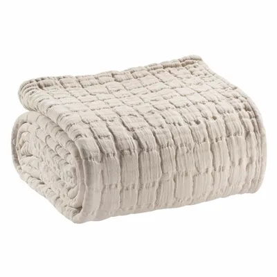 Linge de lit - Jeté de lit Swami Lin 240 x 260 - MAISON VIVARAISE - SDE VIVARAISE WINKLER