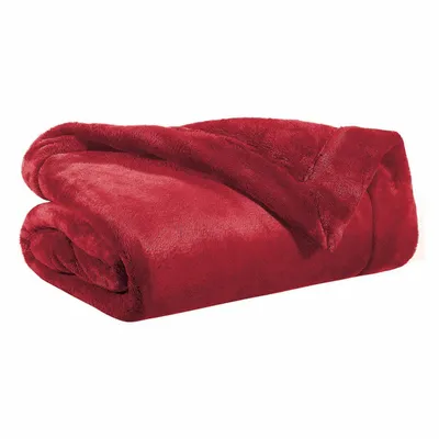 Throw blankets - Tender Throw Blanket Rubis 150 X 200 - MAISON VIVARAISE - SDE VIVARAISE WINKLER