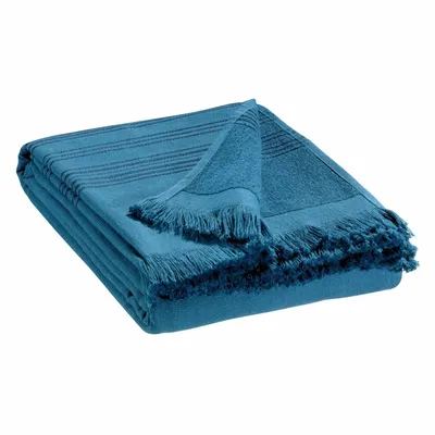 Linge de lit - Drap hammam Cancun Acier 90 x 180 - MAISON VIVARAISE - SDE VIVARAISE WINKLER