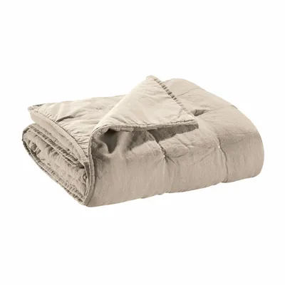Linge de lit - Chemin de lit Zeff Naturel 90 x 240 - MAISON VIVARAISE - SDE VIVARAISE WINKLER