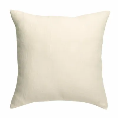 Coussins - Coussin uni Zeff Craie 45 x 45 - MAISON VIVARAISE - SDE VIVARAISE WINKLER