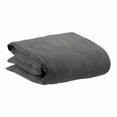 Bed linens - Duvet Cover Stonewashed Zeff Tonnerre 140 X 200 - MAISON VIVARAISE - SDE VIVARAISE WINKLER