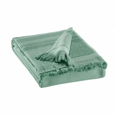 Bed linens - Cancun Hammam Towel Sauge 90 X 180 - MAISON VIVARAISE - SDE VIVARAISE WINKLER