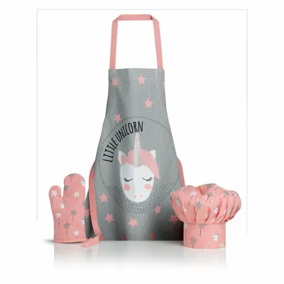 Aprons - Kid Set Unicorn Perle 52 X 63 - MAISON VIVARAISE - SDE VIVARAISE WINKLER