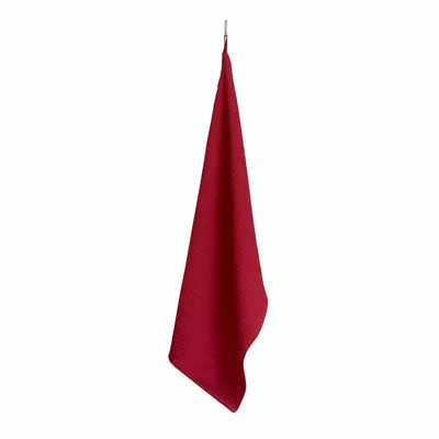 Torchons - Torchon Nid d'abeille uni Mumba Rubis 50 x 70 - MAISON VIVARAISE - SDE VIVARAISE WINKLER