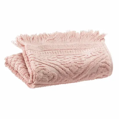 Serviettes de bain - Serviette invité uni Zoe Aubepine 30 x 50 - MAISON VIVARAISE - SDE VIVARAISE WINKLER