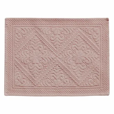 Autres linges de bain - Tapis de bain uni Enzo Aubepine 54 x 64 - MAISON VIVARAISE - SDE VIVARAISE WINKLER