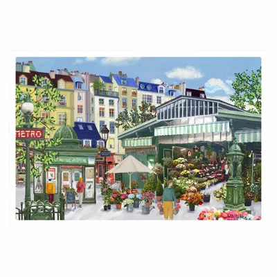 Placemats - Placemat Marche Aux Fleurs Assortis 30 X 45 - MAISON VIVARAISE - SDE VIVARAISE WINKLER