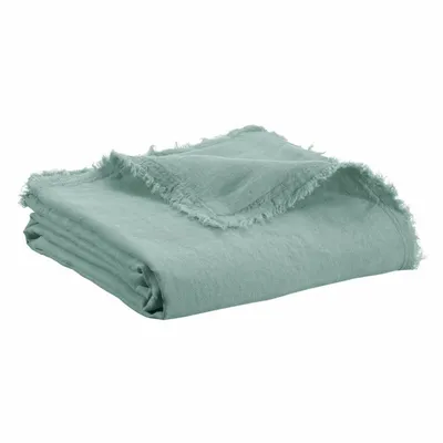 Plaids - Plaid Zeff Nomade Vert de gris 130 x 180 - MAISON VIVARAISE - SDE VIVARAISE WINKLER
