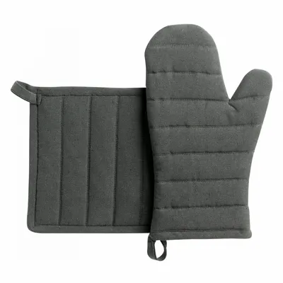 Potholders - Recycled Oven Mitt and Pot Holder Jona Ombre 15 X 30 - MAISON VIVARAISE - SDE VIVARAISE WINKLER
