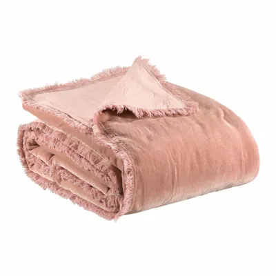Bed linens - Fara Duvet Pink 85 X 200 - MAISON VIVARAISE - SDE VIVARAISE WINKLER