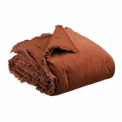 Linge de lit - Édredon Fara Caramel 85 x 200 - MAISON VIVARAISE - SDE VIVARAISE WINKLER