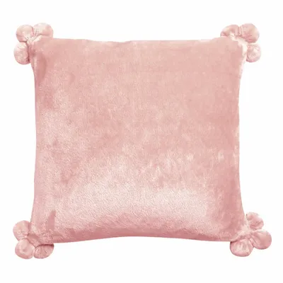 Cushions - Tender Pompons Cushion Aubepine 45 X 45 - MAISON VIVARAISE - SDE VIVARAISE WINKLER