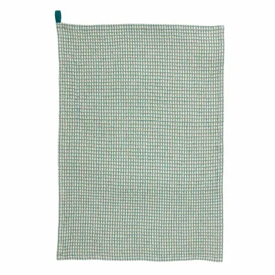 Torchons - Torchon nid d'abeilles Mumba Paon 50 x 70 - MAISON VIVARAISE - SDE VIVARAISE WINKLER