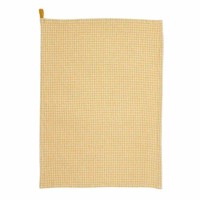 Dish towels - Mumba Honeycomb Tea Towel Tournesol 50 X 70 - MAISON VIVARAISE - SDE VIVARAISE WINKLER