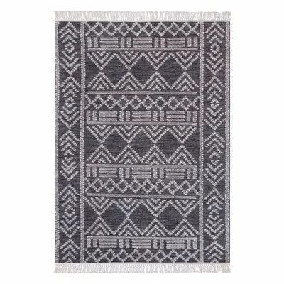 Rugs - Rug Mais Charbon/Ivoire 160 X 230 - MAISON VIVARAISE - SDE VIVARAISE WINKLER
