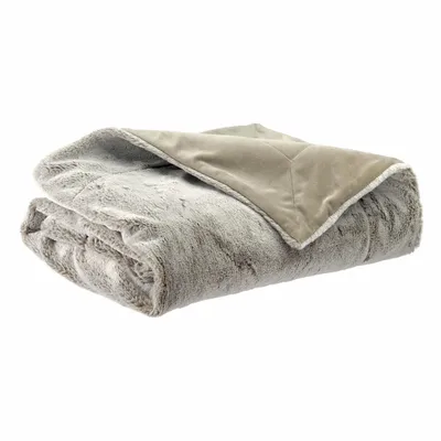 Plaids - Plaid Kinta Naturel 130 x 160 - MAISON VIVARAISE - SDE VIVARAISE WINKLER