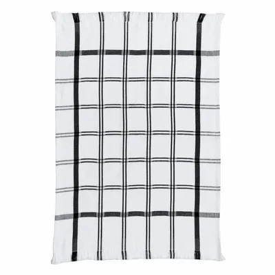 Dish towels - Carol Tea Towel Noir 50 X 70 - MAISON VIVARAISE - SDE VIVARAISE WINKLER