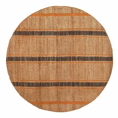 Rugs - Eden Rug Ocre Diameter 160 - MAISON VIVARAISE - SDE VIVARAISE WINKLER