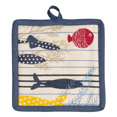 Potholders - Potholder Ocean Ecru 20 X 20 - MAISON VIVARAISE - SDE VIVARAISE WINKLER