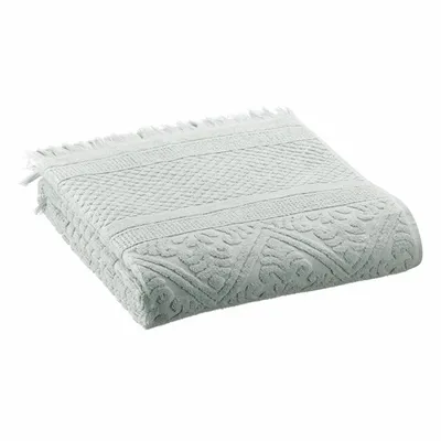 Serviettes de bain - Serviette de toilette uni Zoé Jade 50 x 100 - MAISON VIVARAISE - SDE VIVARAISE WINKLER