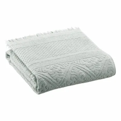 Serviettes de bain - Drap de douche uni Zoé Jade 70 x 140 - MAISON VIVARAISE - SDE VIVARAISE WINKLER