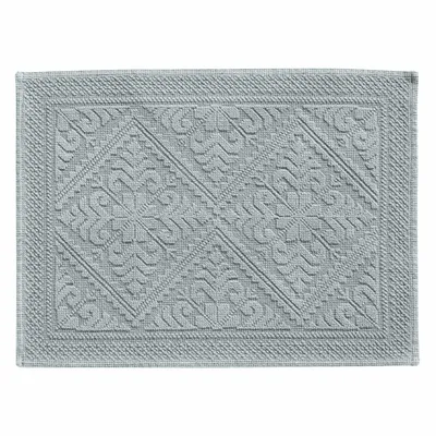 Other bath linens - Enzo Bath Mat Jade 54 X 64 - MAISON VIVARAISE - SDE VIVARAISE WINKLER