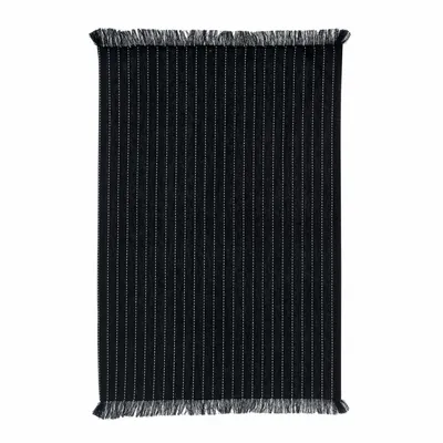 Dish towels - Kitchen Towel Chris Recycled Noir 50 X 70 - MAISON VIVARAISE - SDE VIVARAISE WINKLER