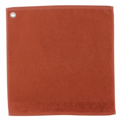 Ustensiles de cuisine - Essuie-mains oeillet Curl Terracotta 50 x 50 - MAISON VIVARAISE - SDE VIVARAISE WINKLER