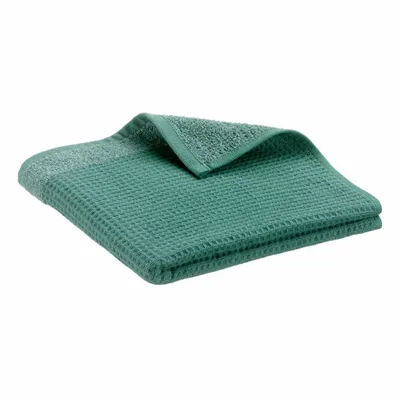 Serviettes de bain - Drap de bain recyclé Abby Emeraude 90 x 150 - MAISON VIVARAISE - SDE VIVARAISE WINKLER