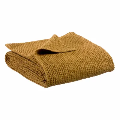 Linge de lit - Jeté recyclé Maia Bronze 180 x 260 - MAISON VIVARAISE - SDE VIVARAISE WINKLER