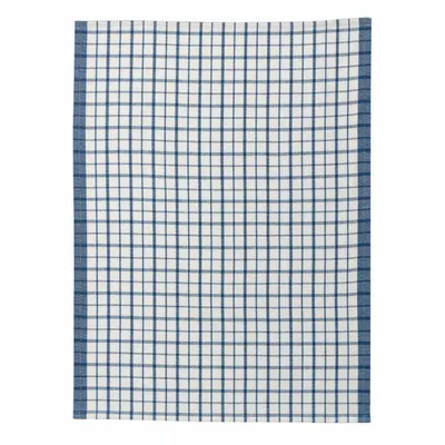 Torchons - Torchon recyclé Evan Blanc/bleu 50 x 70 - MAISON VIVARAISE - SDE VIVARAISE WINKLER
