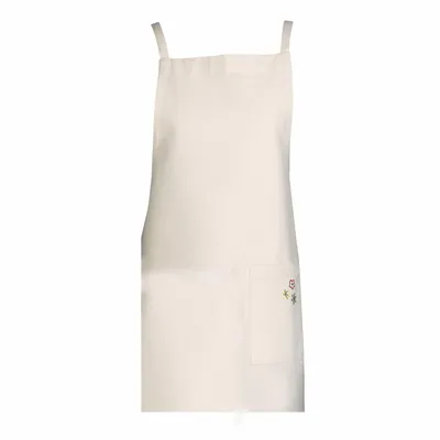 Aprons - Recycled Gardenia kitchen apron Écru 110 X 80 - MAISON VIVARAISE - SDE VIVARAISE WINKLER