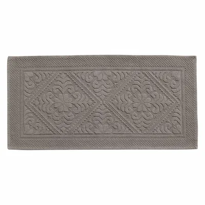 Other bath linens - Enzo Bath Mat Chamois 54 X 110 - MAISON VIVARAISE - SDE VIVARAISE WINKLER