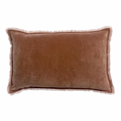 Cushions - Plain Cushion Fara Bois de rose 40 X 65 - MAISON VIVARAISE - SDE VIVARAISE WINKLER