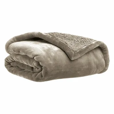 Throw blankets - Maxi throw Michka Galet 180 X 220 - MAISON VIVARAISE - SDE VIVARAISE WINKLER